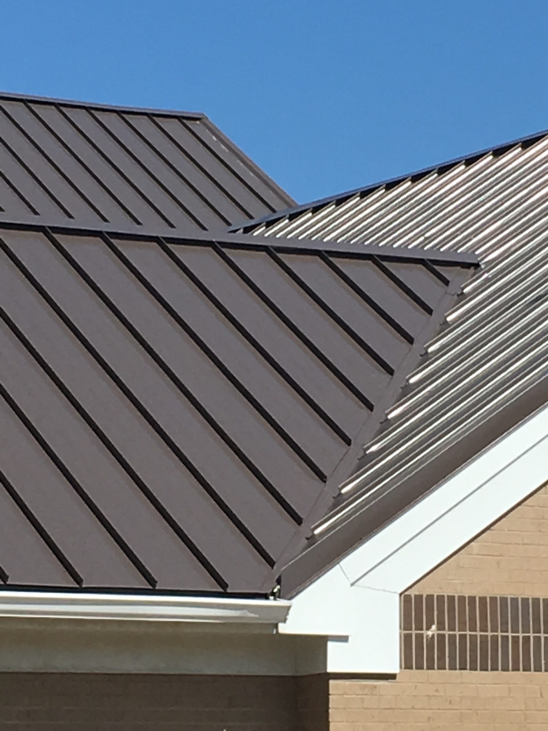 sloped metal roof panels 