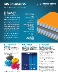 MS Colorfast45®
Paint Finish Brochure 